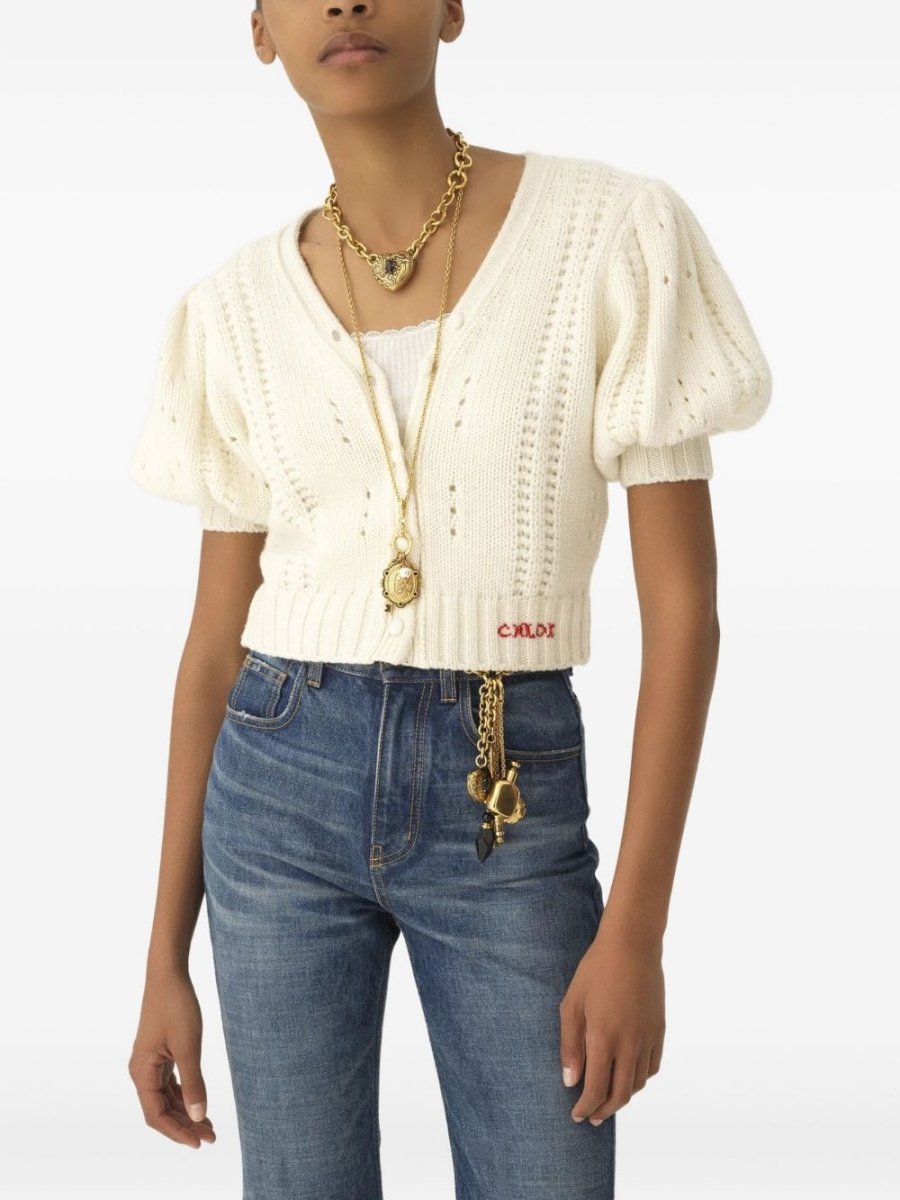 Chloé Chloè Top White - mondo moda griffe