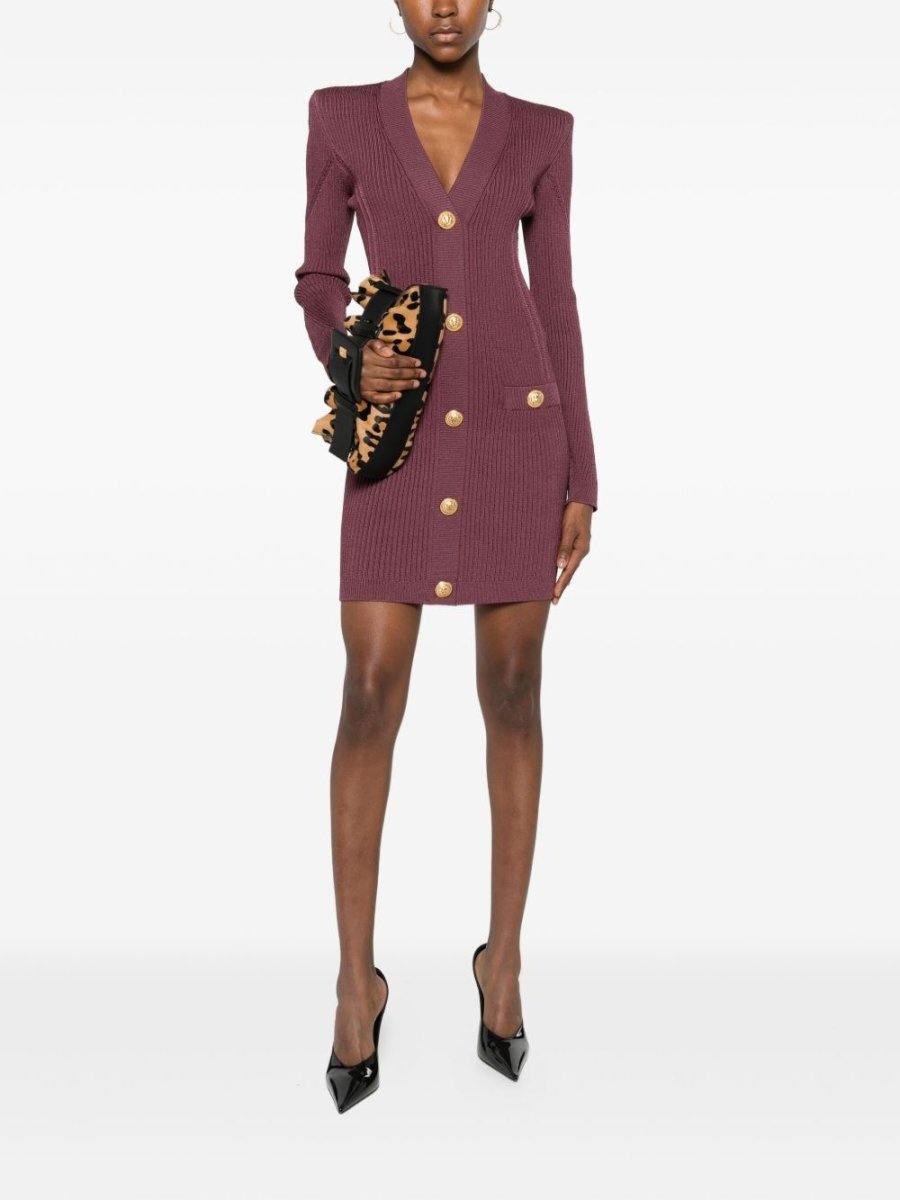 Balmain Dresses Purple - mondo moda griffe