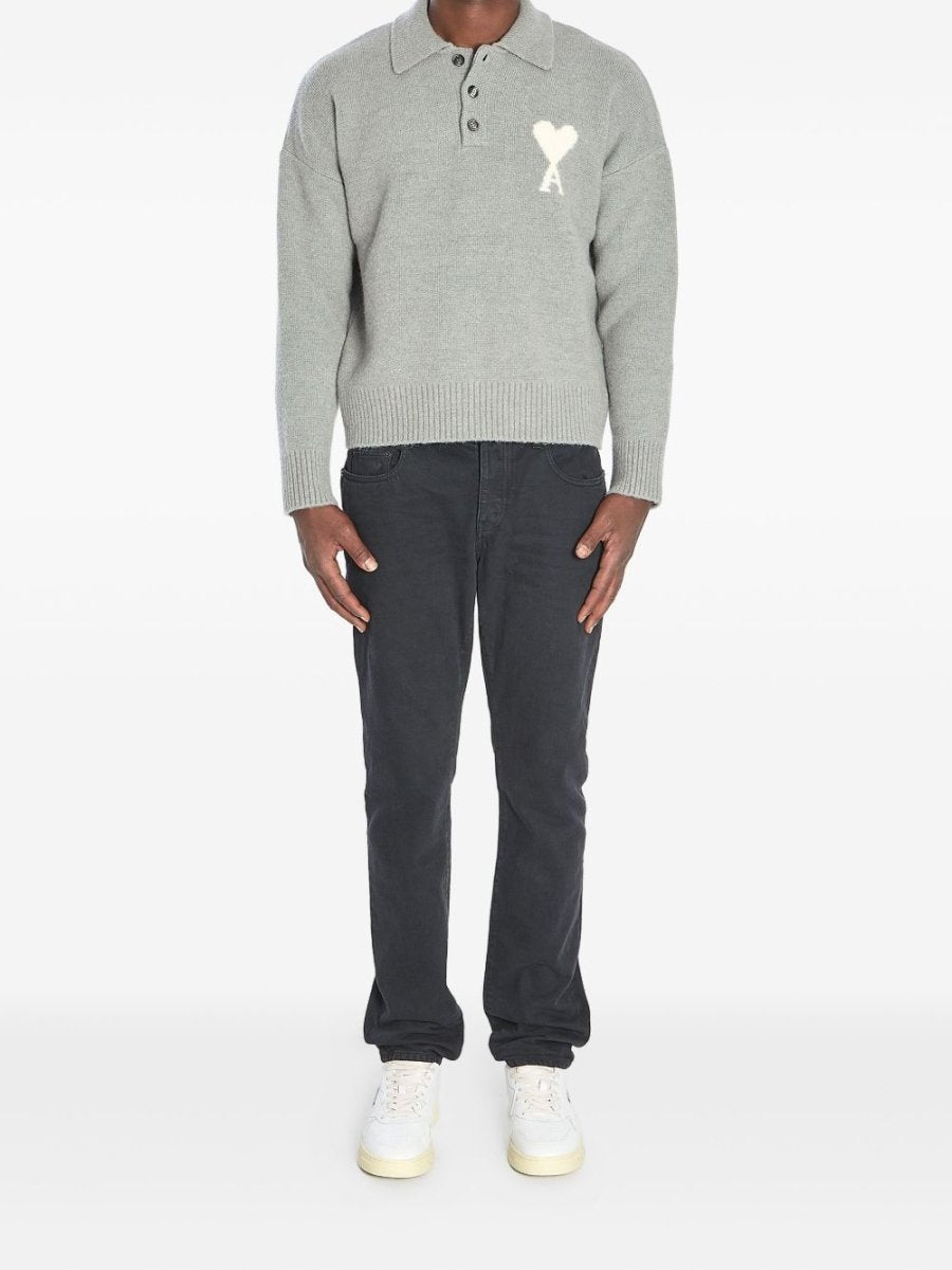 Ami Paris T-shirts and Polos Grey - mondo moda griffe