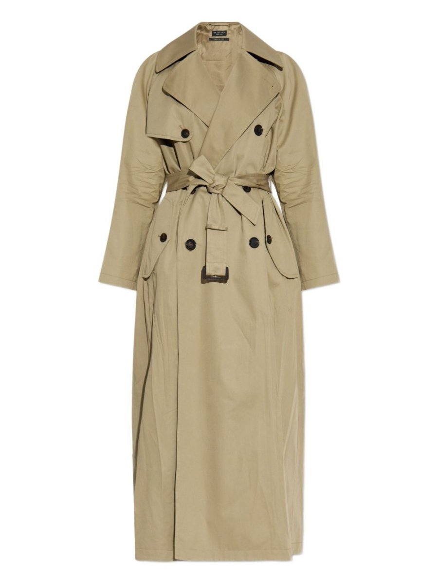 Balenciaga Coats Beige - mondo moda griffe