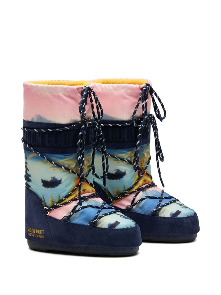 MOON BOOT X GUEST IN RESIDENCE Boots Blue - mondo moda griffe