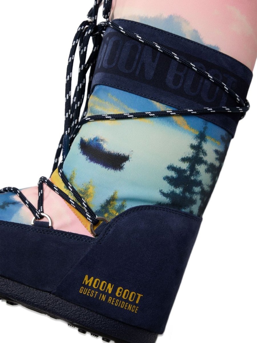 MOON BOOT X GUEST IN RESIDENCE Boots Blue - mondo moda griffe