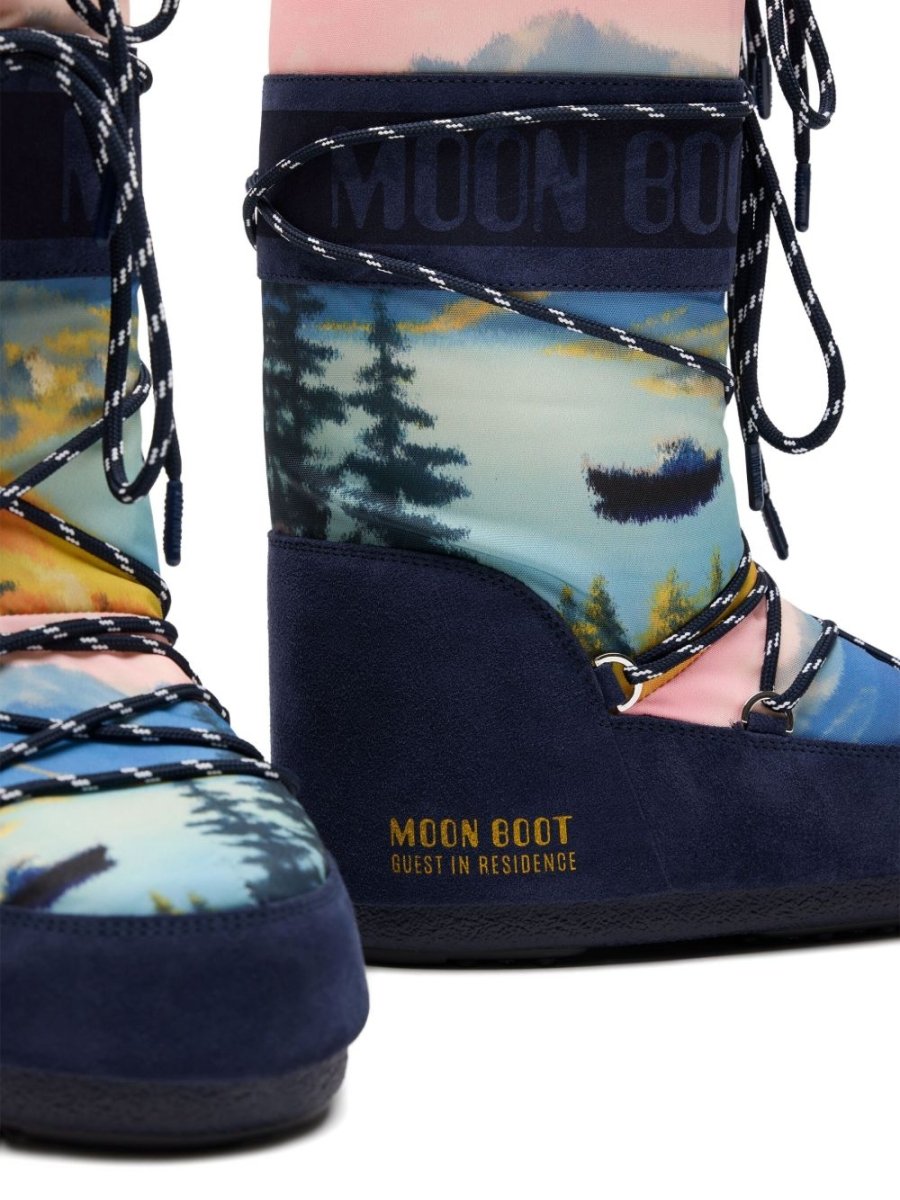 MOON BOOT X GUEST IN RESIDENCE Boots Blue - mondo moda griffe