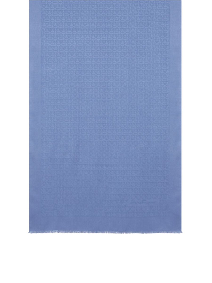 Ferragamo Scarfs Clear Blue - mondo moda griffe
