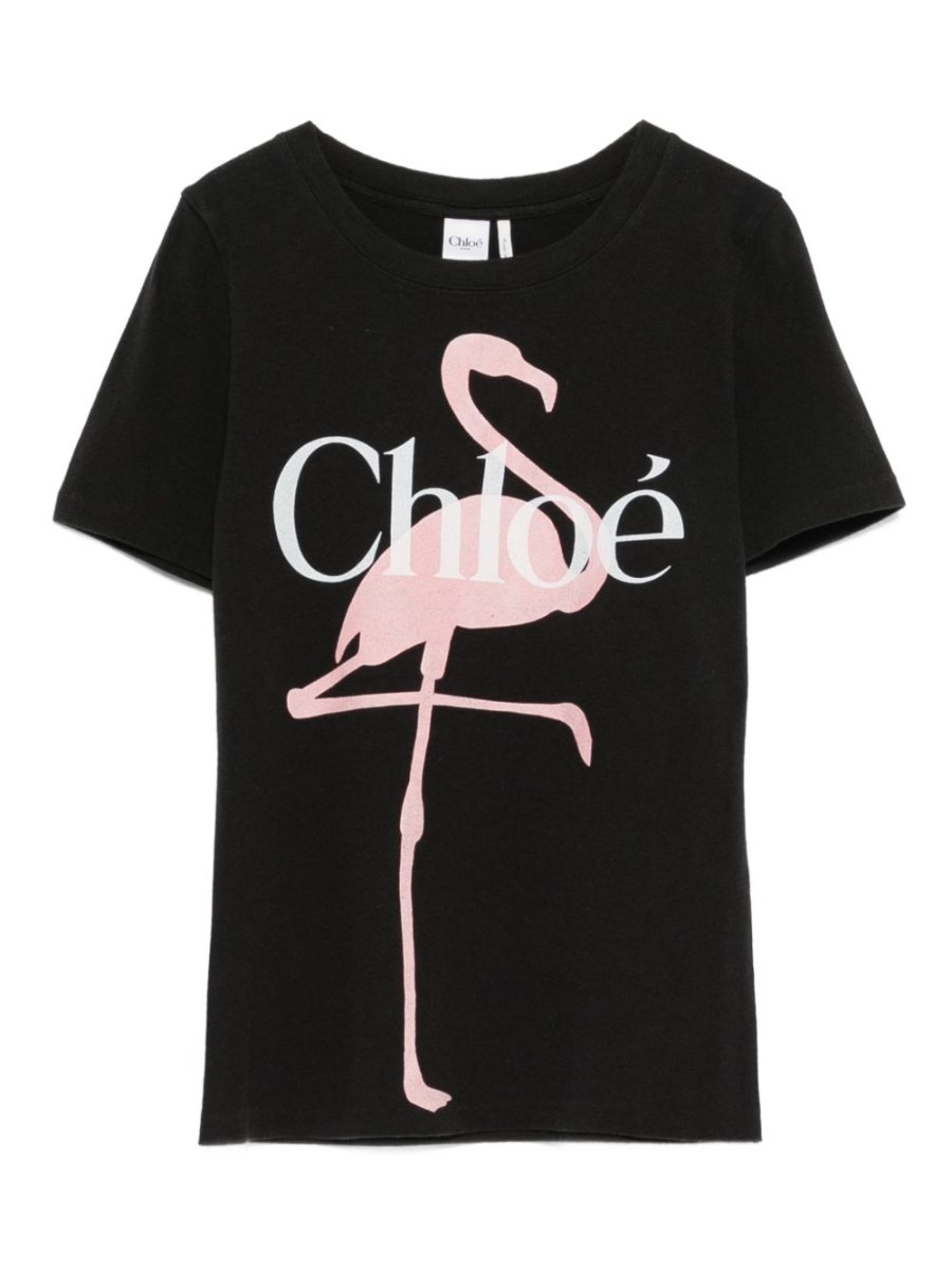 Chloé Chloè T-shirts and Polos Black - mondo moda griffe