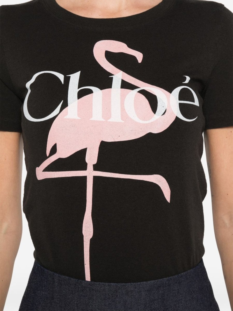 Chloé Chloè T-shirts and Polos Black - mondo moda griffe