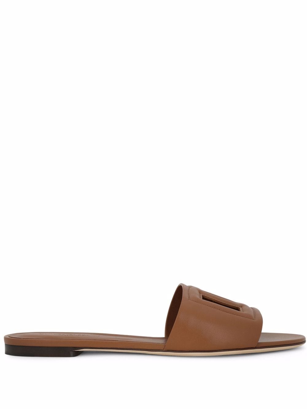 Dolce & Gabbana Sandals Leather Brown - mondo moda griffe