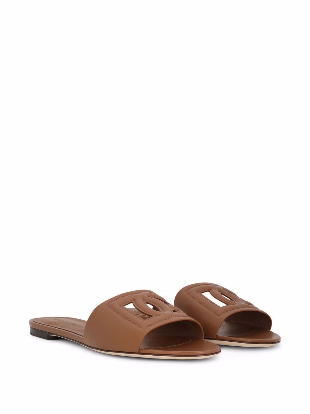 Dolce & Gabbana Sandals Leather Brown - mondo moda griffe