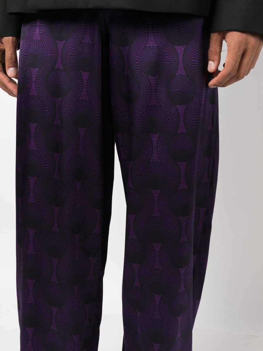 OZWALD BOATENG Trousers Purple - mondo moda griffe