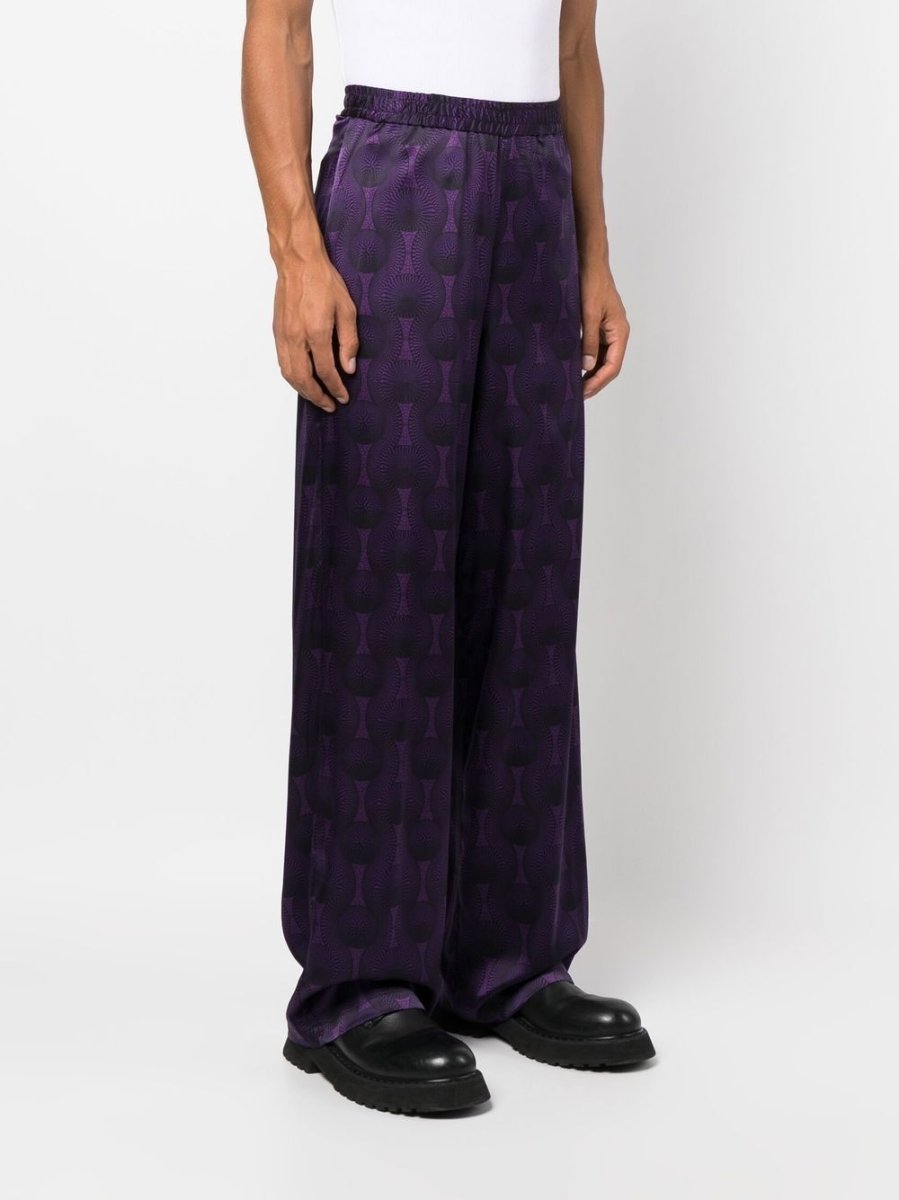 OZWALD BOATENG Trousers Purple - mondo moda griffe